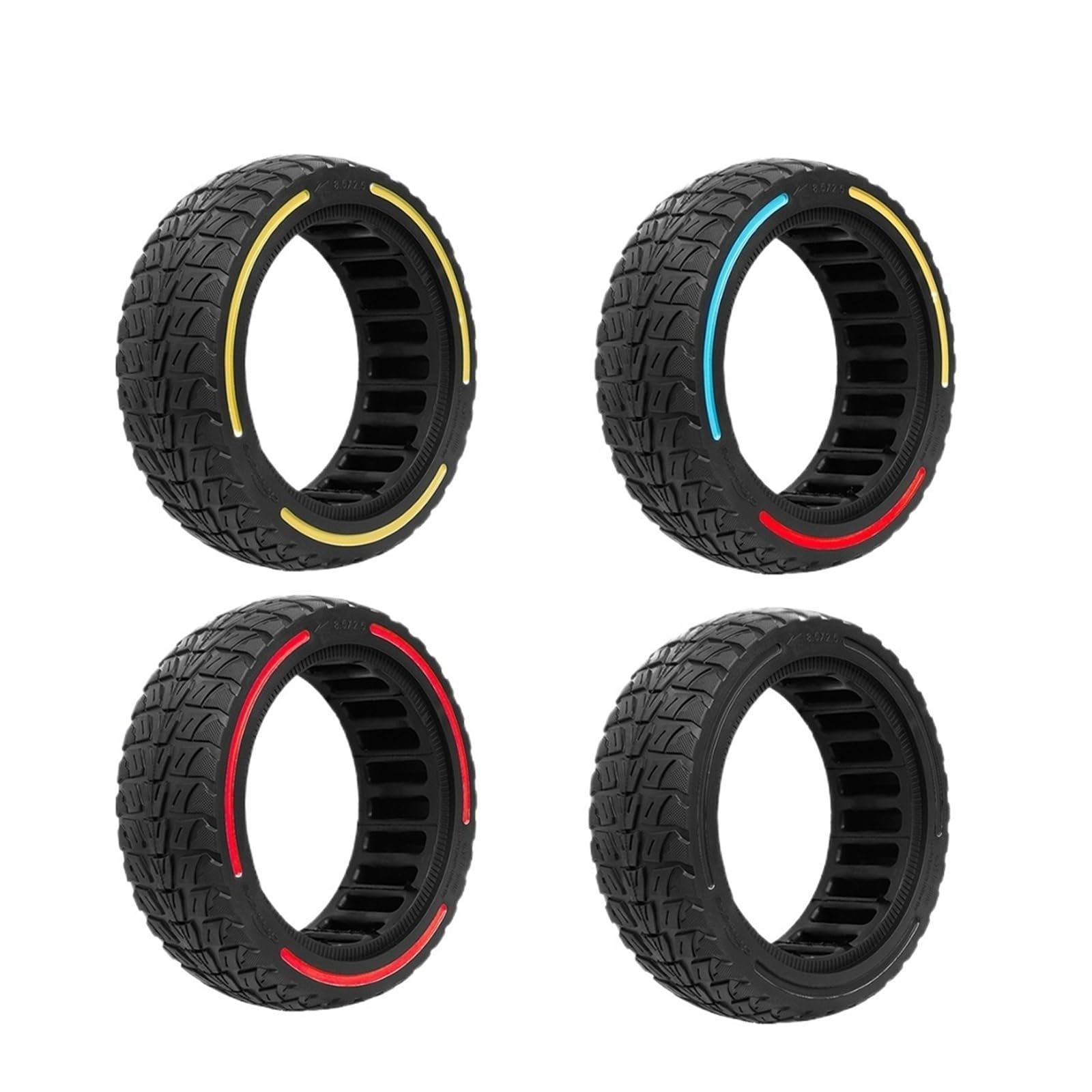 Pneumatico tubeless da 8,5 Pollici 8 1/2 X 2,5 for Scooter Elettrico Speedway Leger Pneumatico Pieno for Pneumatici Dualtron Mini Pneumatici 8,5X 2,5 Ruota Fuoristrada(Blue)