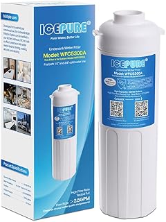 ICEPURE WFC5300A Under Sink Water Filter System, 3Years or 22K Gallons Ultra High Capacity, Replacement for ICEPURE WFS5300A Under Sink Water Filtration System, 0.5 Micron