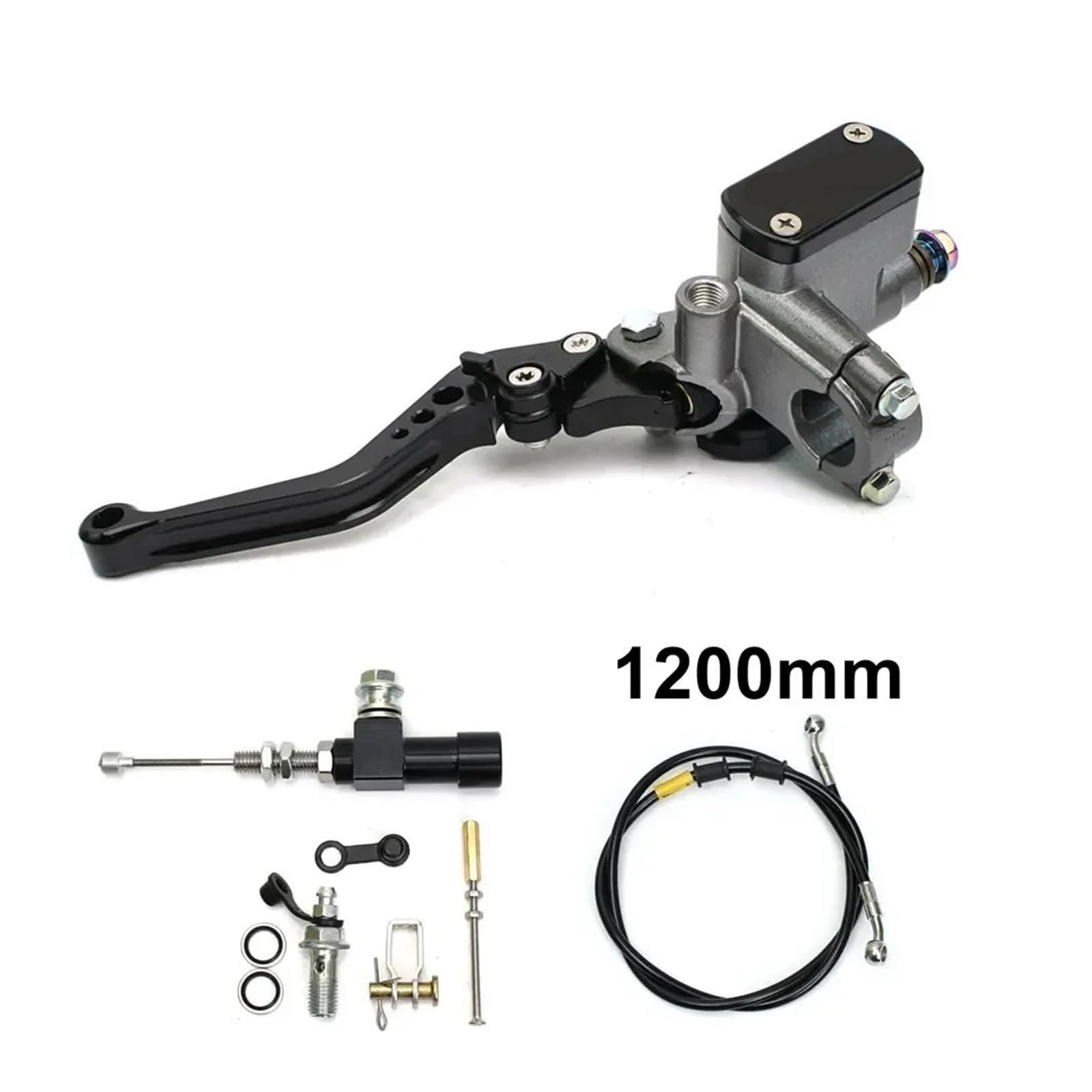 Palanca de Embrague hidráulico para competición para Motos para Yamaha, para Kawasaki, para Honda y para Suzuki(Black-B)