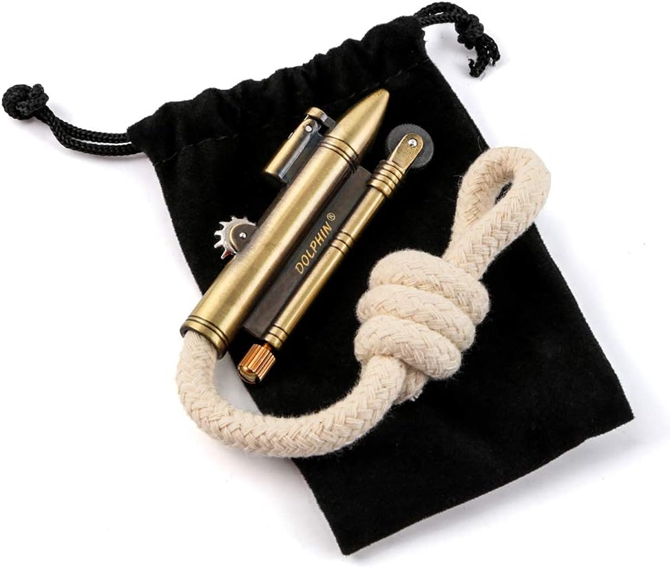 Rope Lighter Velvet Lighter Windproof Portable Survival Shepherds