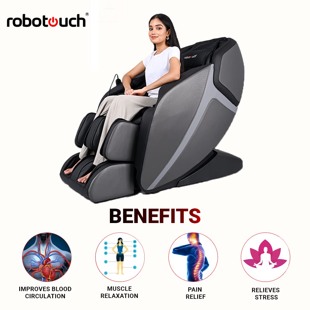 RoboTouch Leather Echo Plus Full Body Massage Chair (Black) RoboTouch Leather Echo Plus Full Body Massage Chair (Black)