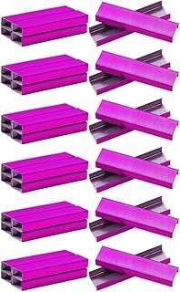 5000 grapas estándar de metal 26/6 de colores, grapadoras manuales de oficina, grapadoras de escritorio, grapas recargables, grapas de suministro de negocios para papel de documentos, color rosa
