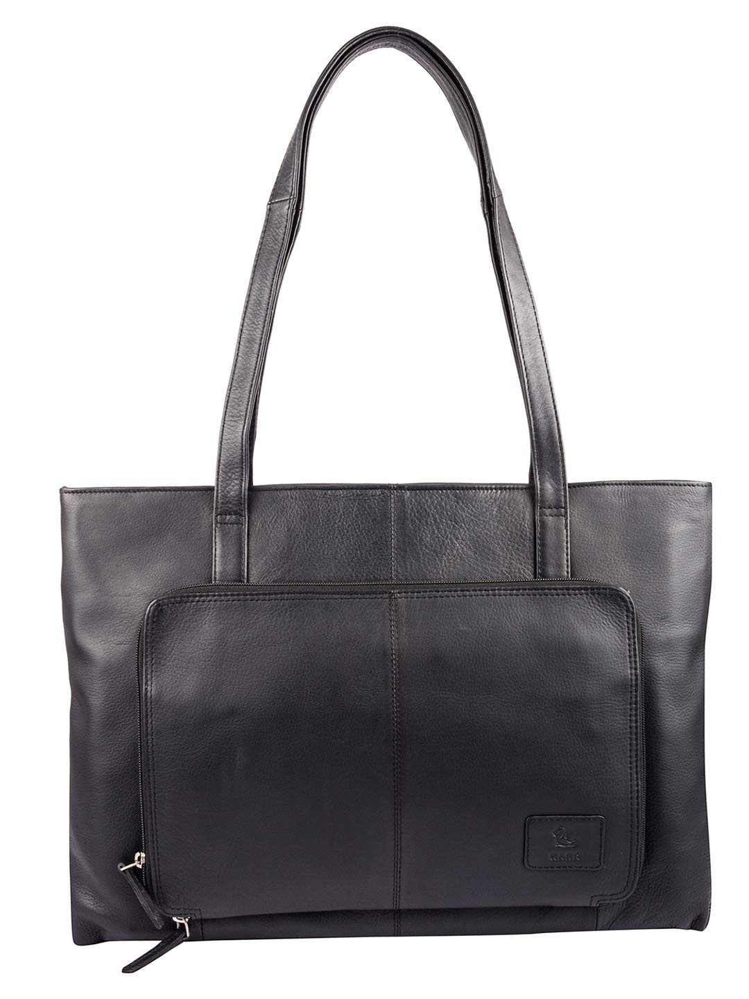 KARA Genuine Leather Black Hand Bag - Laptop Bag for Ladies - Girls Office Bag (B0888VBF4K) Amazon Price History, Amazon Price Tracker