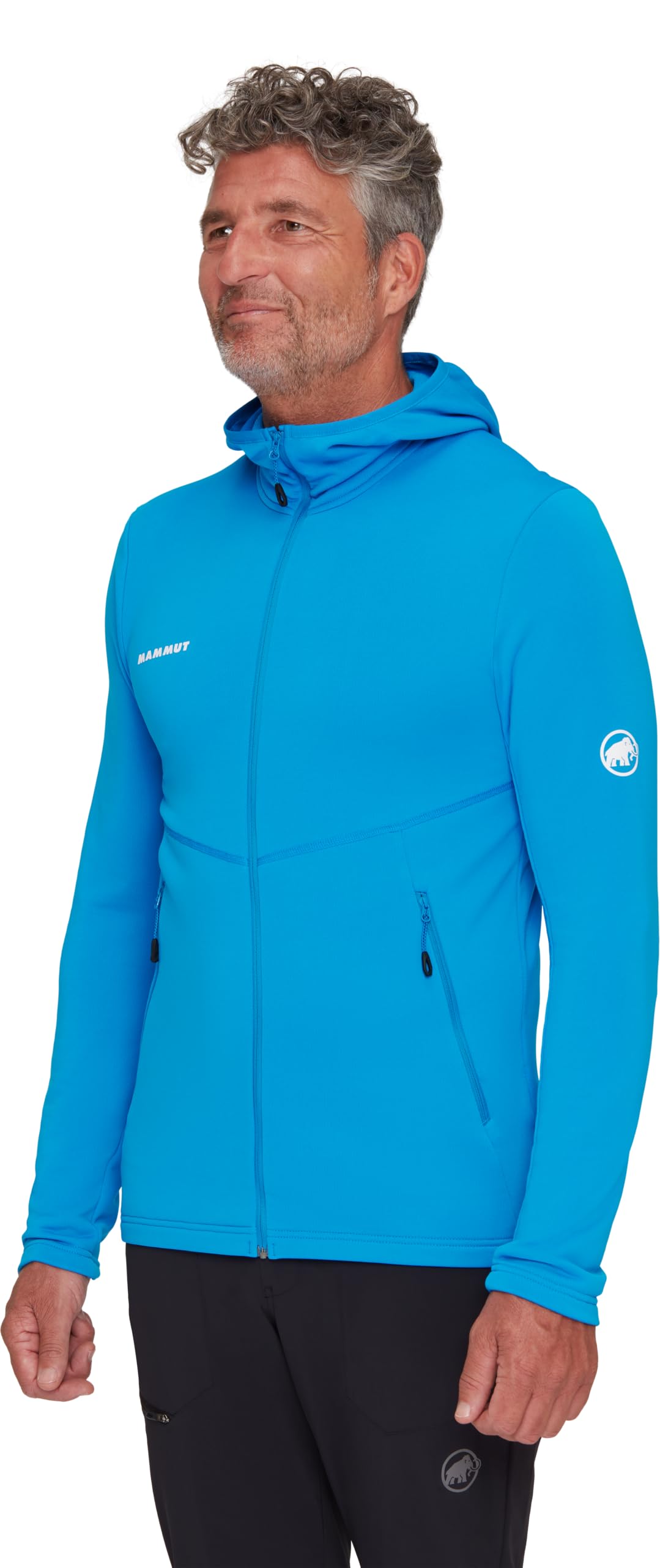 Mammut Aconcagua Light ML Hooded Jacket Men – Męska Bluza z Kapturem | Lekka i Polarowa | Glacier Blue, Rozmiar XL