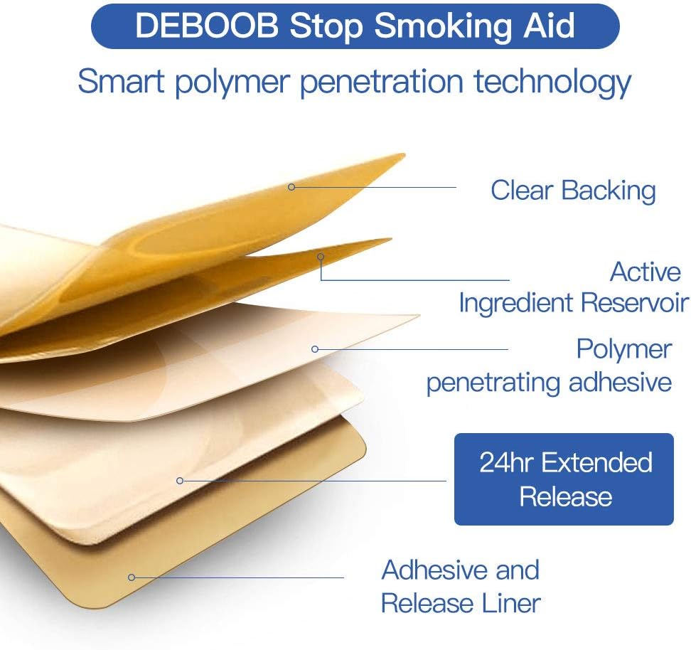 Stop Smoking Patches Step 2 14mg - Delivered 24 Hours Transdermal System to Stop Smoking Aids That Work, Easy and Effective to Quit Smoking,Harmless Stop Smoking Aid Patches,14mg,14 Count