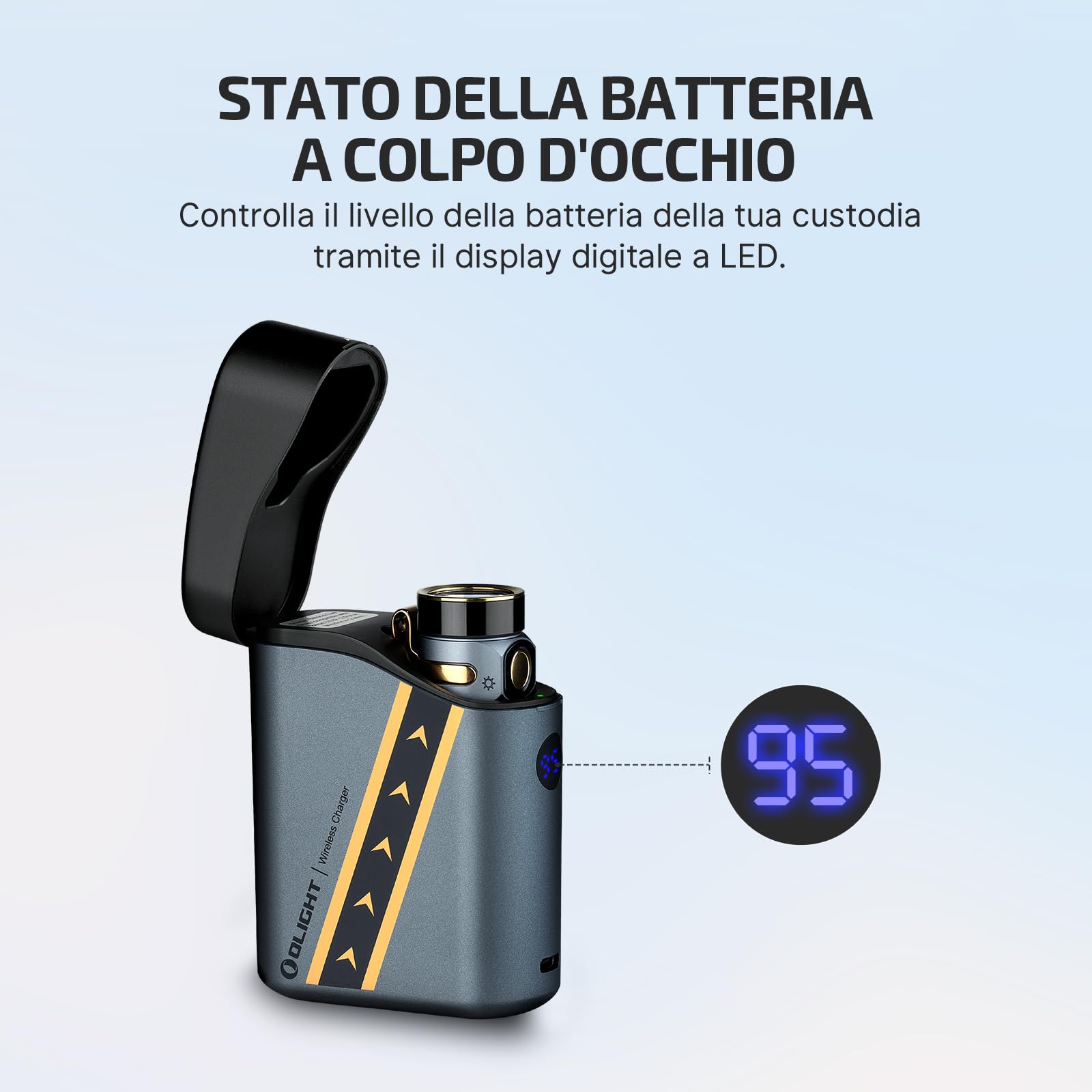 OLIGHT Baton3 pro max 2500lm Potenza Alta, 145m di Alcance, 6 Modalità di Illuminazione Torcia EDC Portatile LED Ricaricabile Adatta per Illuminazione da Campeggio, Escursioni e Uso Domestico(Nero CW)
