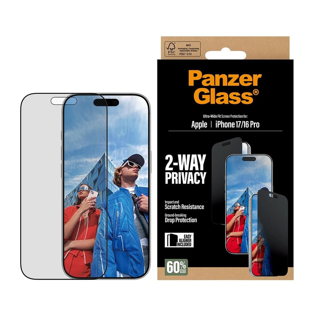PanzerGlass Privacy Protector iPhone 17-16Pro