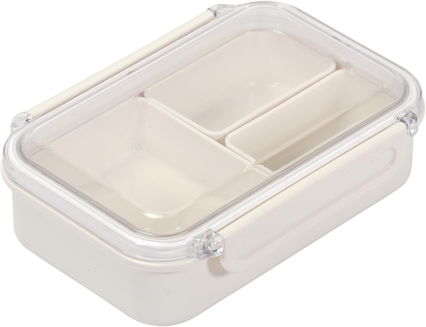 Pearl Metal DC-6002 Home Label Lunch Box with Core 22.9 fl oz (650 ml), Beige, Made in Japan