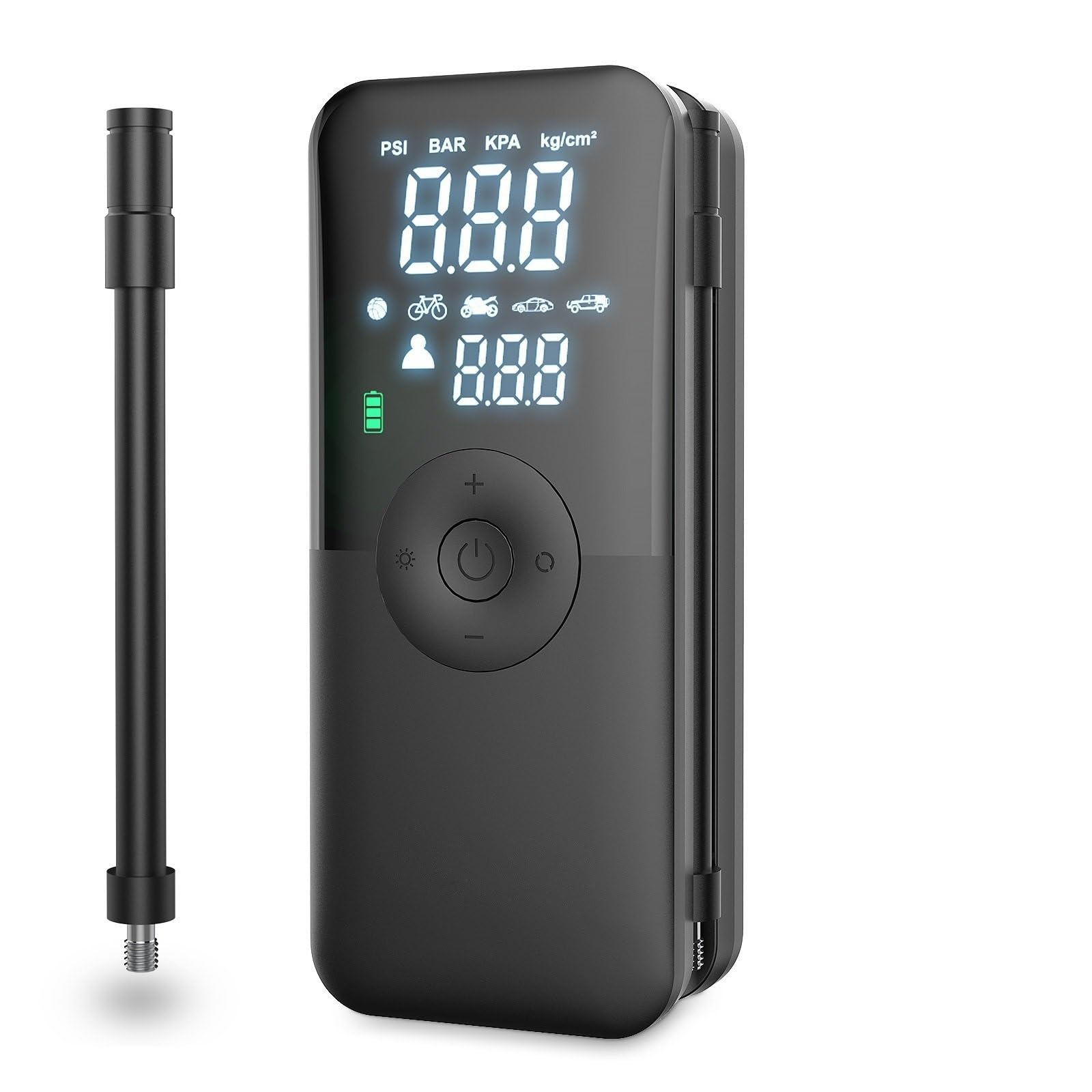 Compresores de aire portátiles Bomba de aire portátil de 150PSI para neumáticos de automóvil, inflador de neumáticos con batería de 5600mAh, compresor inalámbrico para inflar Inflador Ruedas Coche