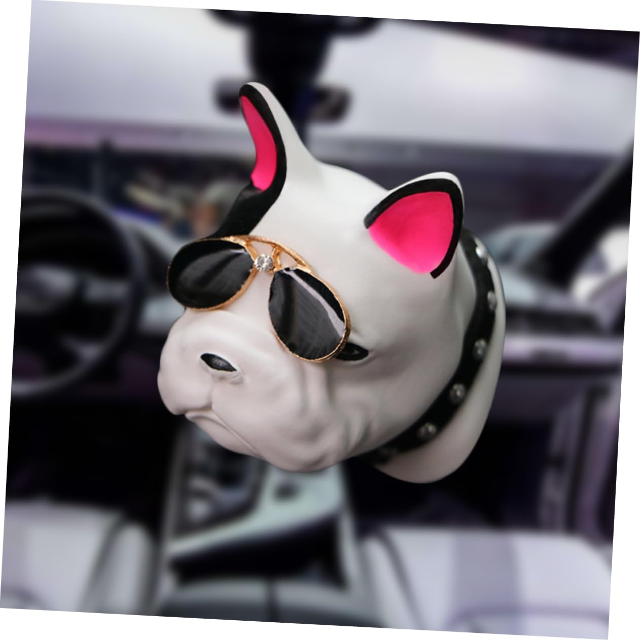 ibasenice 4 Stück Diffusorclip Duft Ätherischer Öle Im Auto Auto-duftdiffusor-entlüftungsclip Haustier Miniatur Auto Clips Autoclip Aromatherapie Weiß Französischer