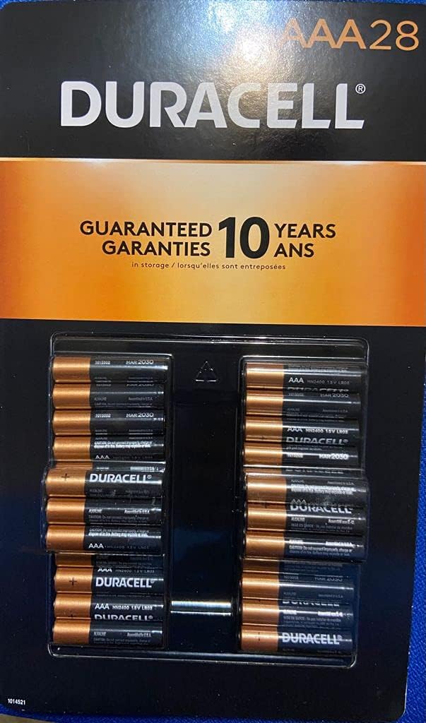 Duracell 1.5V CopperTop AAA Alkaline Batteries, 28 Pack