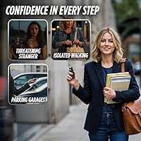 Vista 4 de Guard Dog Security Llavero de defensa personal en aerosol de pimienta de acción rápida, máxima potencia de 1.44 MC, espray OC, rango de 16 pies