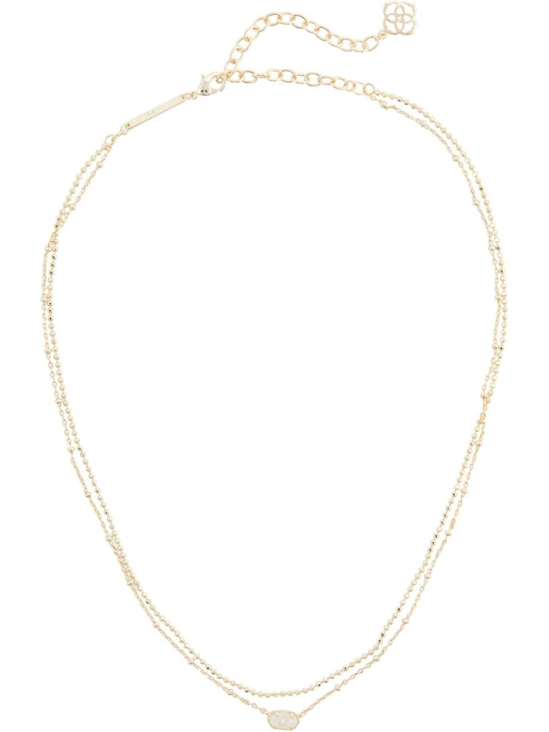 Gold Kendra Scott Emilie Multi Strand Necklace