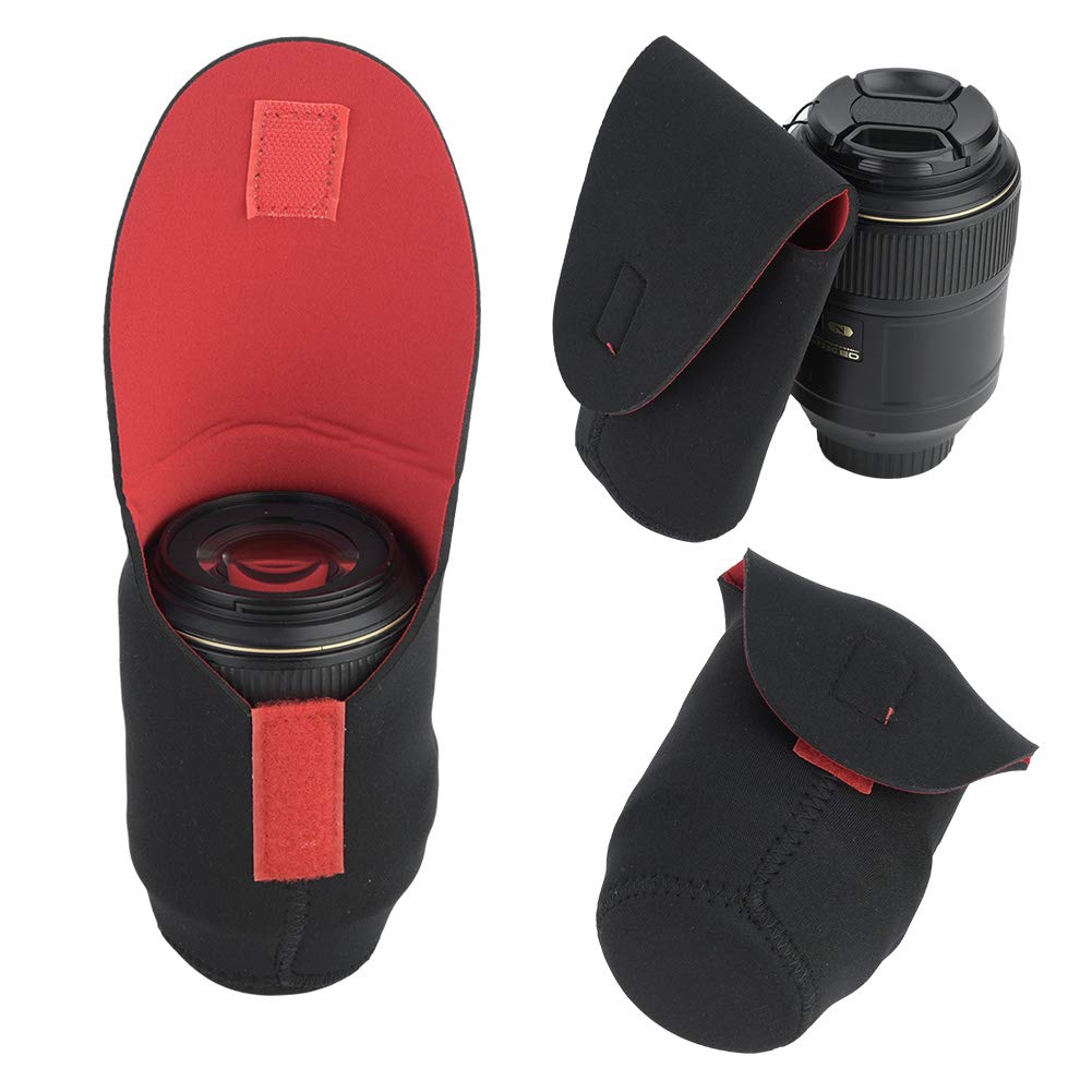 Set di custodie protettive per custodia per obiettivo fotografico per gli amanti della fotografia reflex