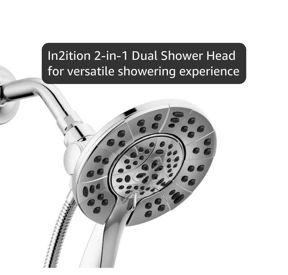Delta Arvo 14 Series Chrome Shower Faucet Set with In2ition 2-in-1