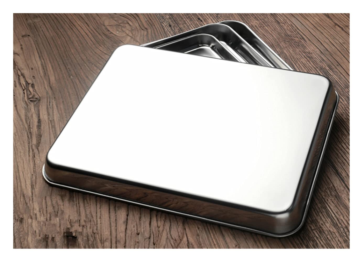 Bandeja de enfriamiento del horno Bandeja para hornear de acero inoxidable 304 Bandeja para barbacoa con rejilla de enfriamiento extraíble Juego de bandeja para hornear Horno no tóxico Lavavajillas