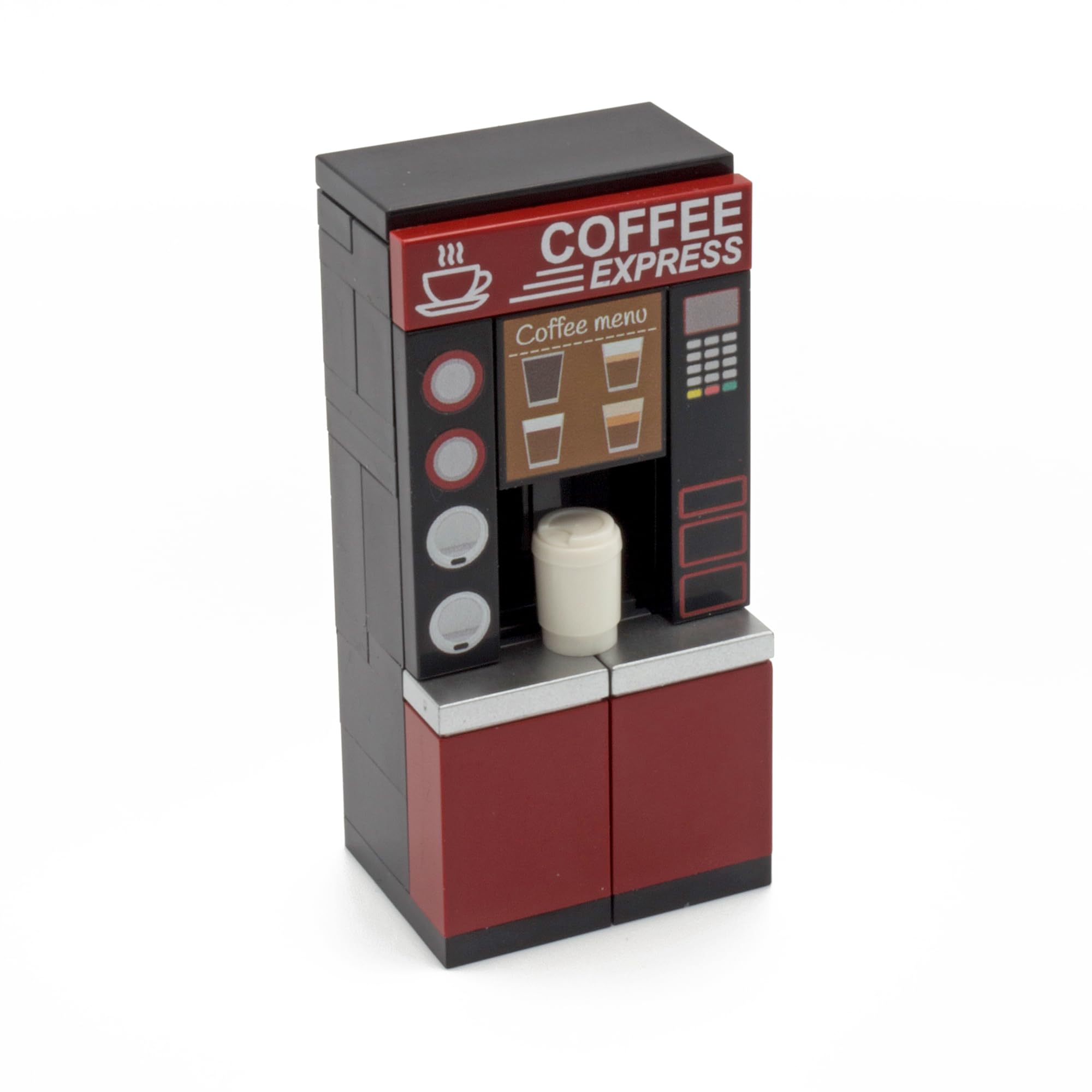 Coffee Machine | Instructions Included | Made with Genuine LEGO Bricks