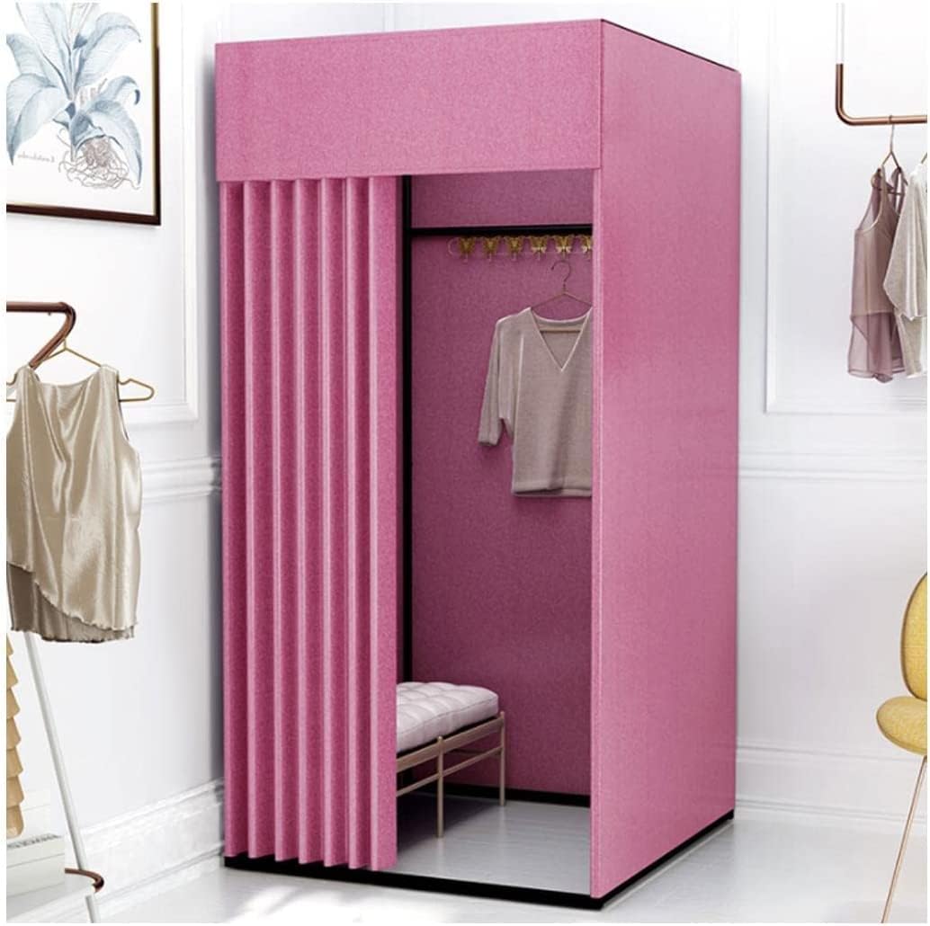 LIOONS Fashion Changing Rooms Clothing Store Fitting Room Lightweight Movable Changing Room Privacy Protection Dressing Room for Dormitories Outdoor Booths Bedroom Furniture