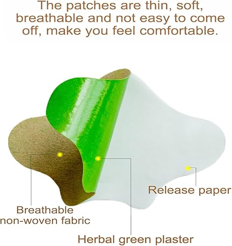 Miniatura 5 de SHUWRWB Moxibustion Parche para aliviar el dolor, calcomanía autocalentable para aliviar el dolor y la fatiga, efecto de larga duración de 8 a 12