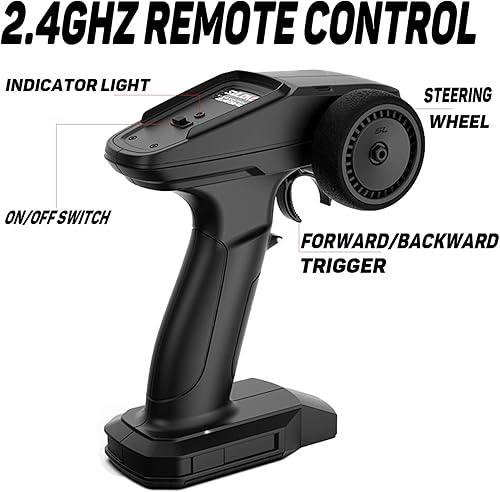 Miniatura 4 de Auto a control remoto a escala 114 todo terreno RC Car 4WD 25KMH Modelo de alta velocidad 2.4GHz Racing Sport Toy Car para adultos, niños y niñas,