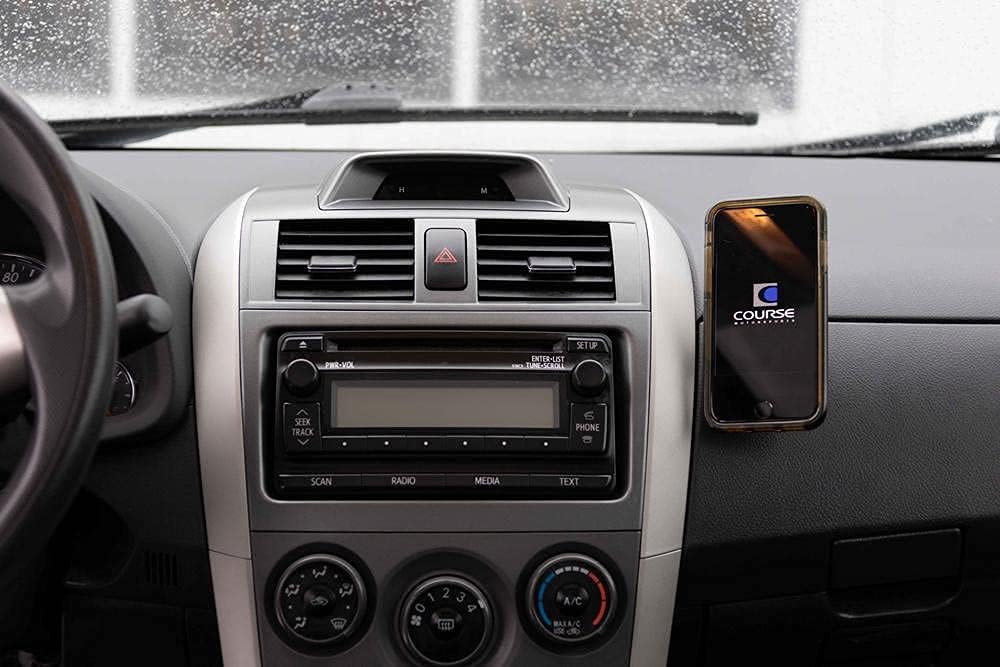 course motorsports directfit phone mount automatic gripping wireless charging head and car phone holder for toyota corolla 2009 2013 automatic gri