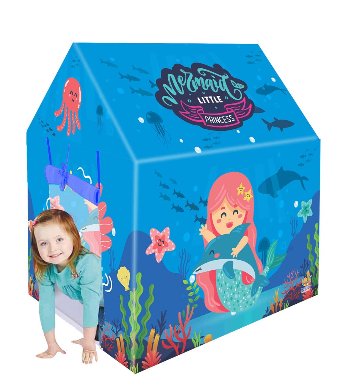 Webby Mermaid Play Tent Theme for Kids, Multicolor (B08NWVWQ38) Amazon Price History, Amazon Price Tracker