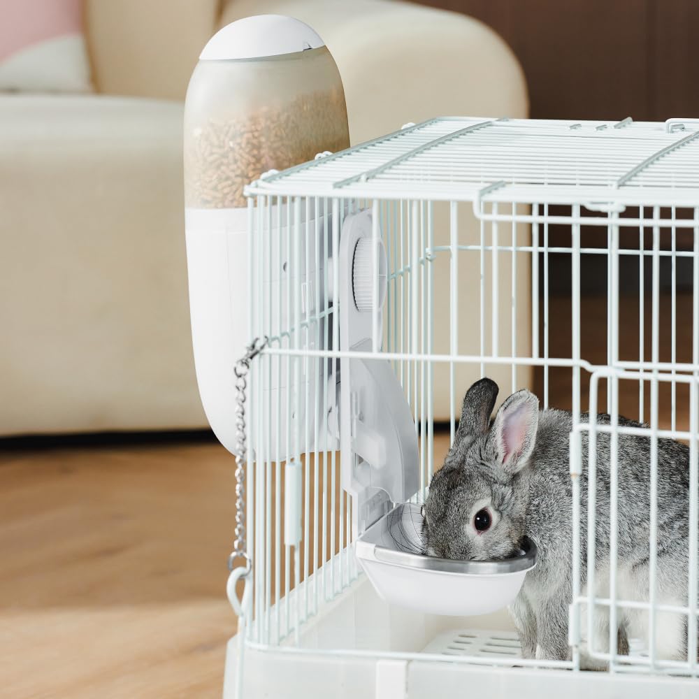 NOERDEN Hoppy Comedero con Cámara para Gatos y Perros Pequeños, Video en Vivo y Audio Bidireccional, Alimentación Programada hasta 10 Comidas al Día