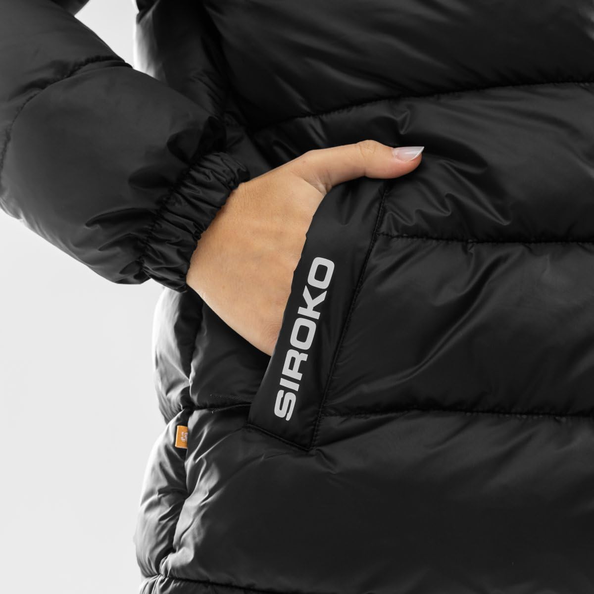 SIROKO Chaqueta acolchada lifestyle Tacca-W Negro