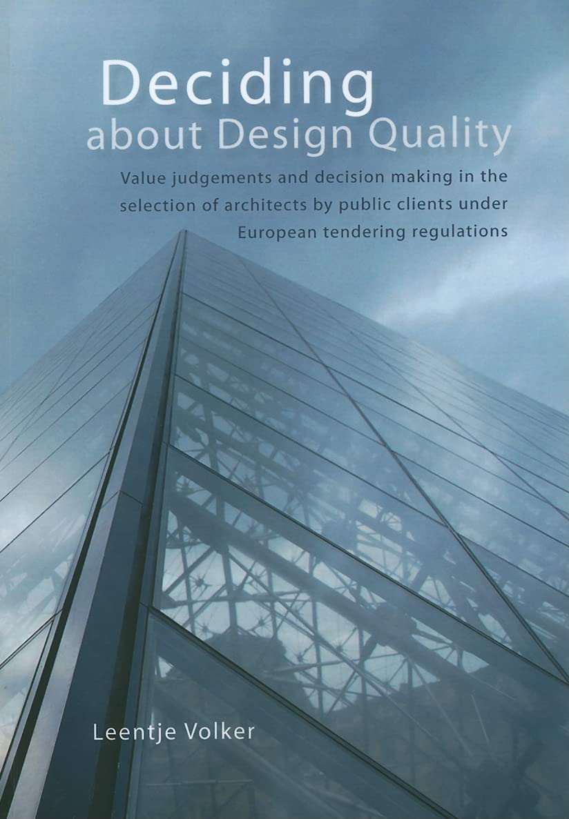 Livre Selection of Architects: Analyse du Tendering Public en Europe