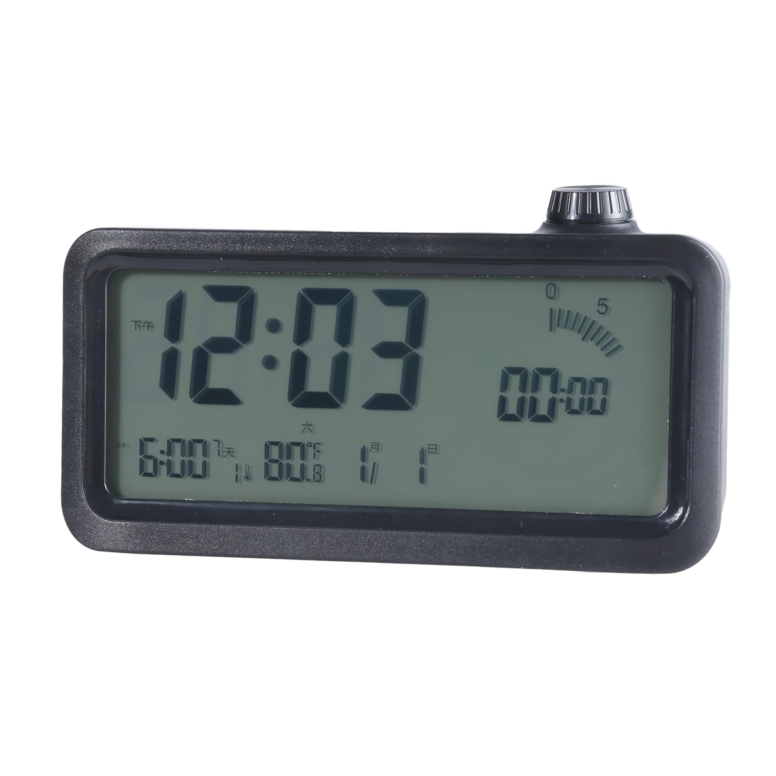 Digital Visual Timer with 60Minute Countdown, 3 Levels Brightness, for Effective Time Management in Studies and Cooking Rechargeable Alarms Clock