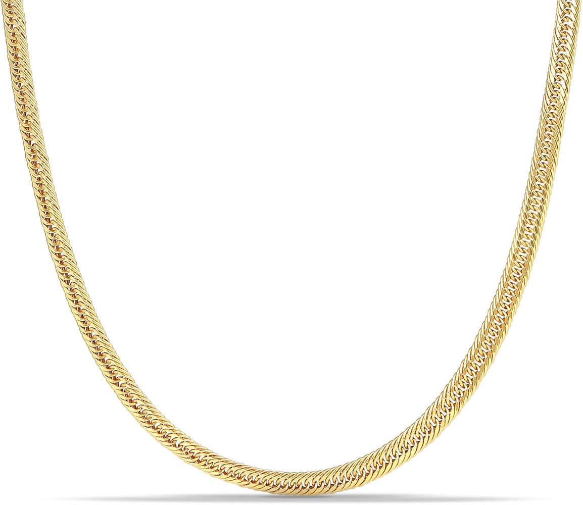 K18 18金 中空喜平ネックレス（2面カットクワドループル）50cm/5.9g Amazon | [LuxRexor] K18 18金 中空喜平ネックレス（2面カットクワド