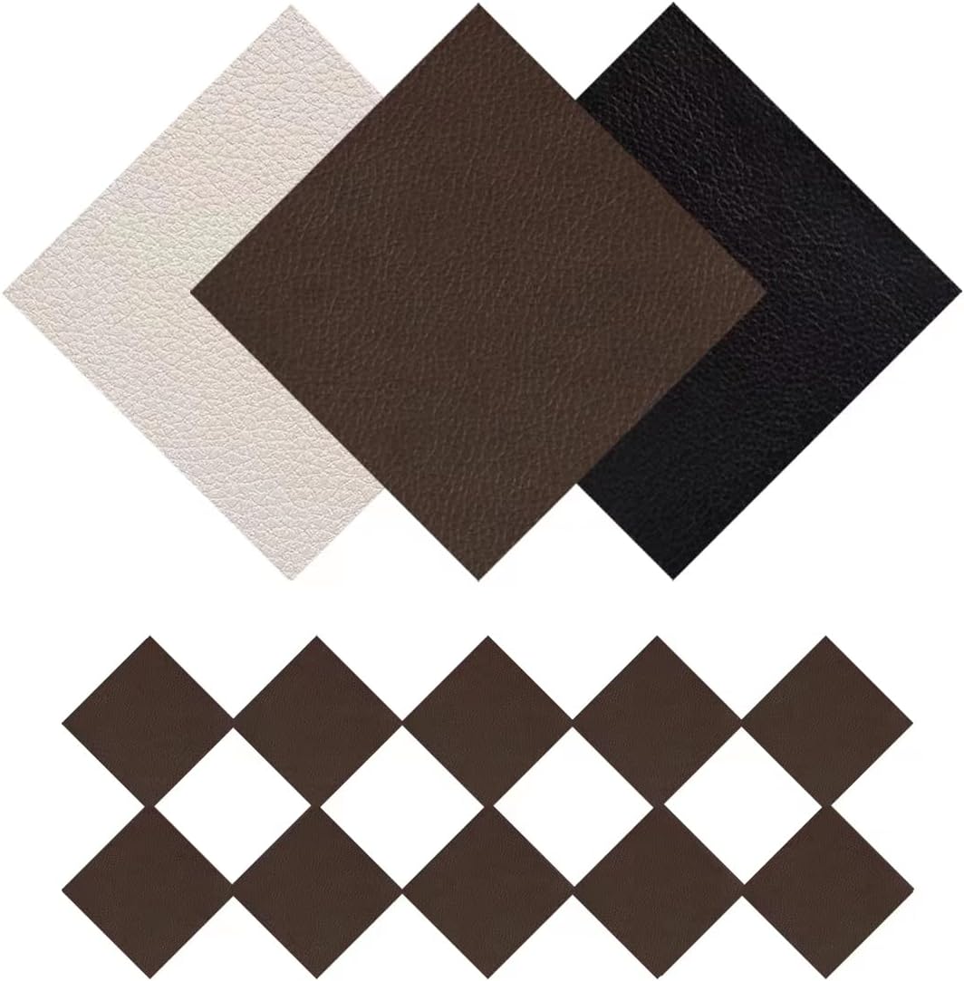 Parts3A 10 Sheets Leather Repair Patch, Leather Repair Kit