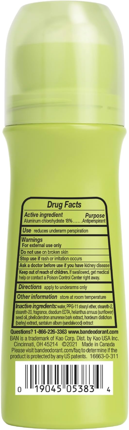 Ban Roll-On Powder Fresh