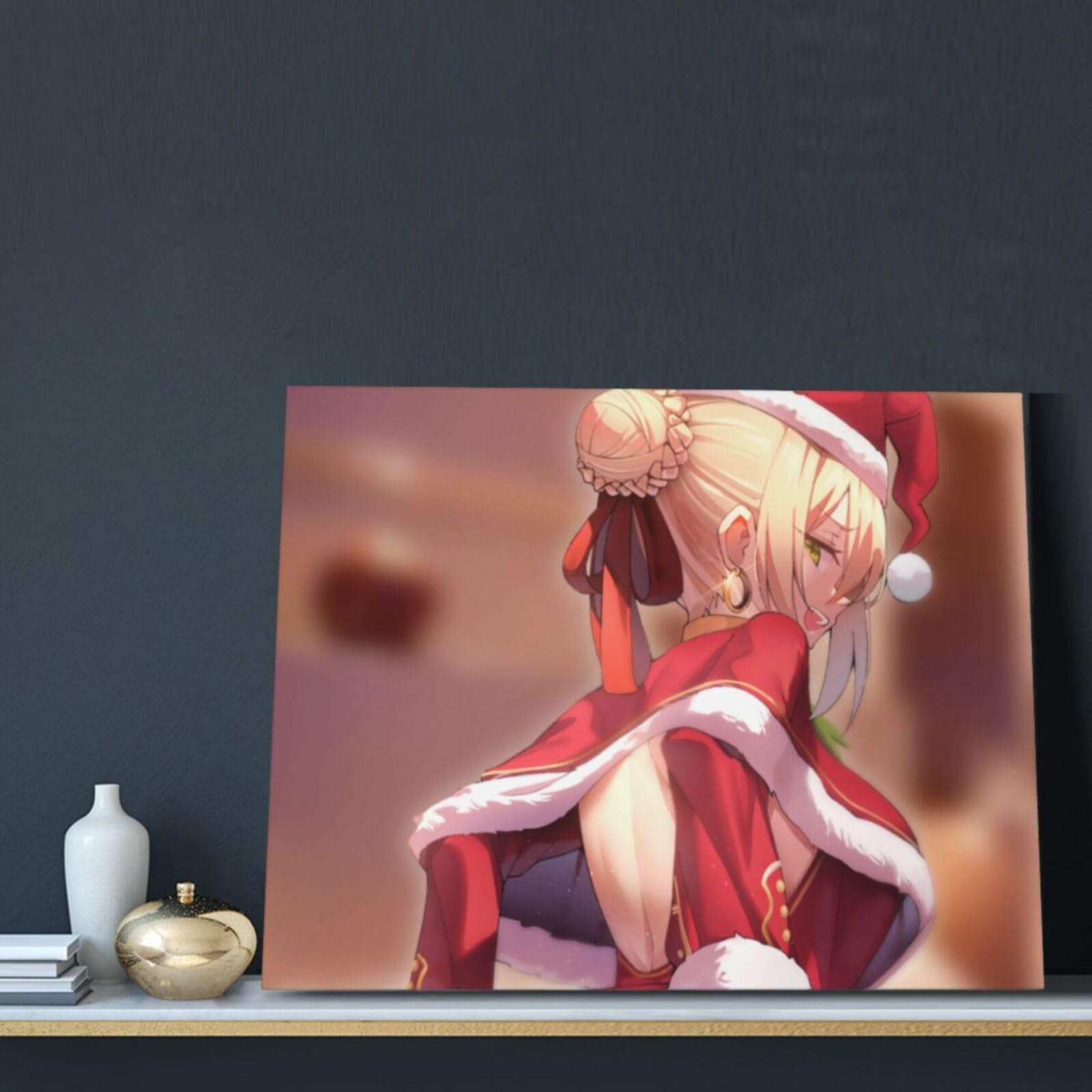Amazon.co.jp: 壁掛け絵画 FGO クリスマス サンタ ネロ セイバー