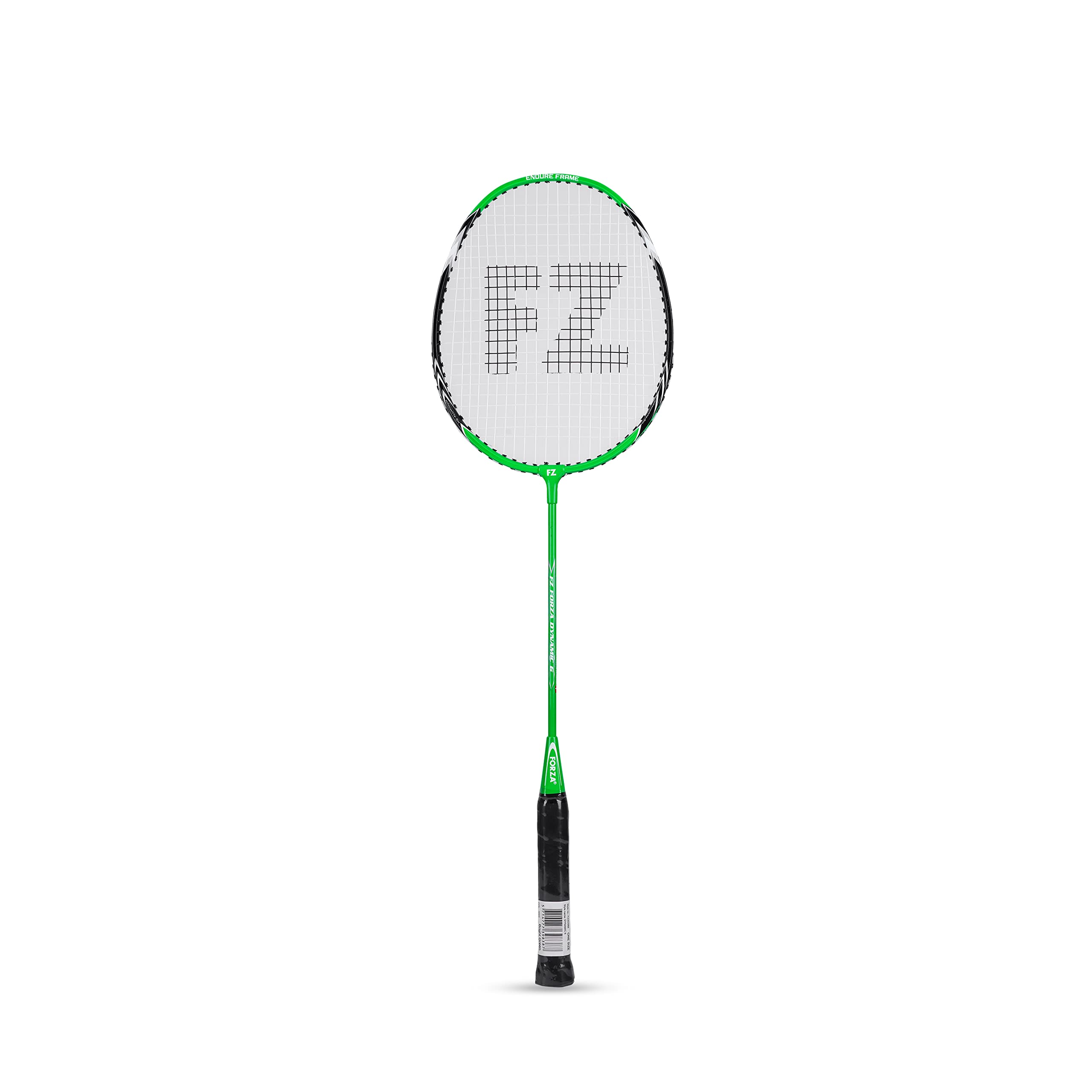 FZ ForzaDynamic 6 Badminton Racquet, Green Color, Strung, Graphite and Carbon fibers, Head Heavy, Ideal for Beginners and Intermediate Players, INNOVATED in Denmark. Carbon Fibre; Graphite; Aluminum,