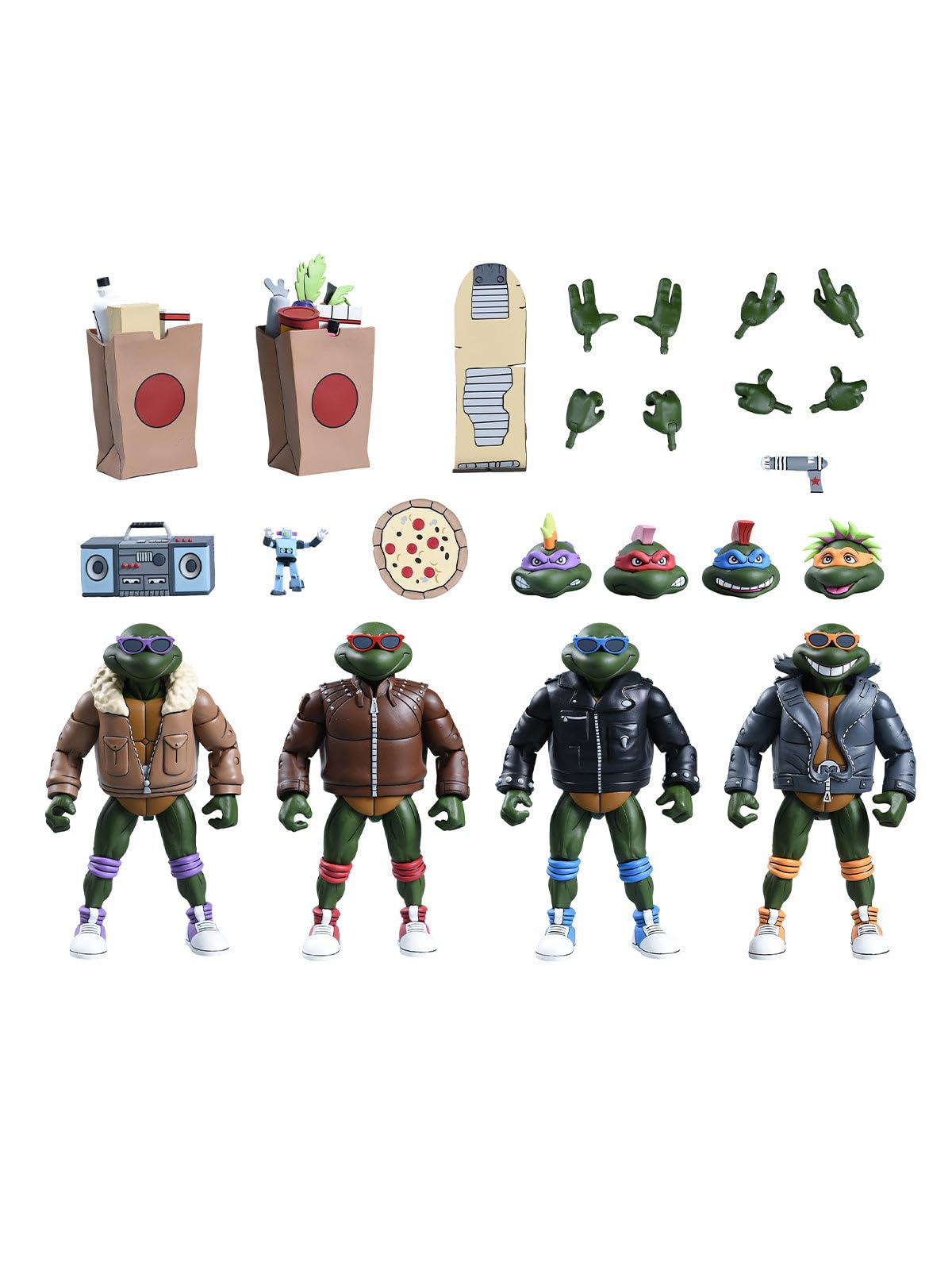 Amazon.com: Teenage Mutant Ninja Turtles (1987 Cartoon) - 7” Scale
