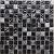Simple Tile - Glass and Stone Mosaic Tile for Kitchen Backsplash, Bathroom Shower Wall, Etc, "Mini Teseo Collection", Mixed Squares, 12"X12"X5/16" (Set of 5 Sheets, GM 4202 - Dark Knight)