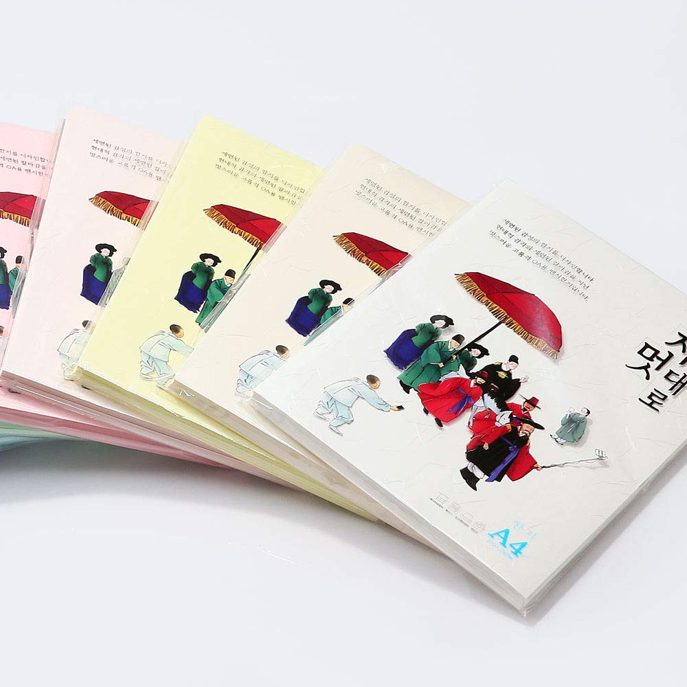 Papel Hanji Coreano Tradicional A4 - 100 Folhas - 48gsm - Fibra Natural Amoreira
