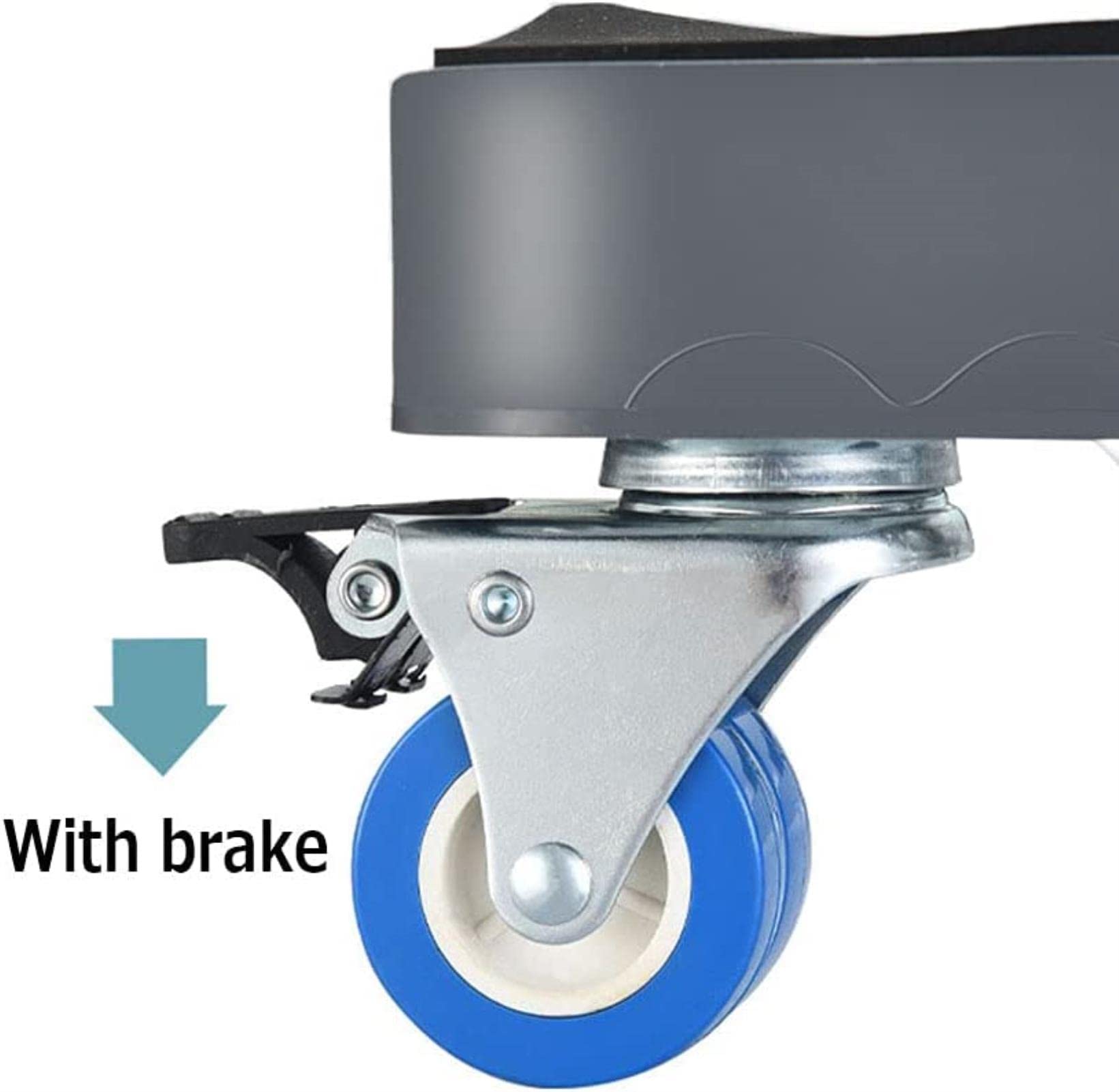 Soporte para Lavadora Basesocle Lave Linge con Ruedas,Base De Machine À Laver Réglable Longueur/Largeur 42-65Cm Base Móvil Soporte para Refrigerador Carro para Electrodo,8 Legs 4 Wheels
