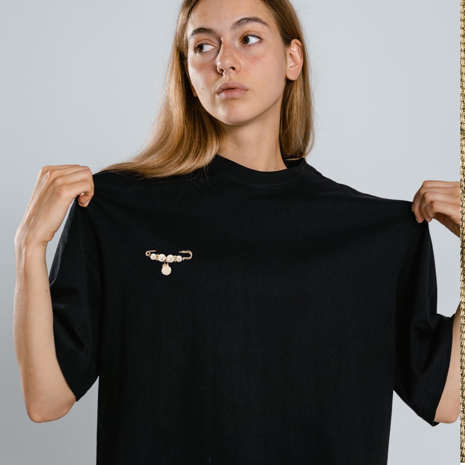 TEHAUX 60pezzi Spilla Perle Artificiali Per Donne Clip Decorativa Per Pantaloni e Gonne Fibbia Per Maglioni e Sciarpe Design Elegante Per Vestiti e Accessori Fashion