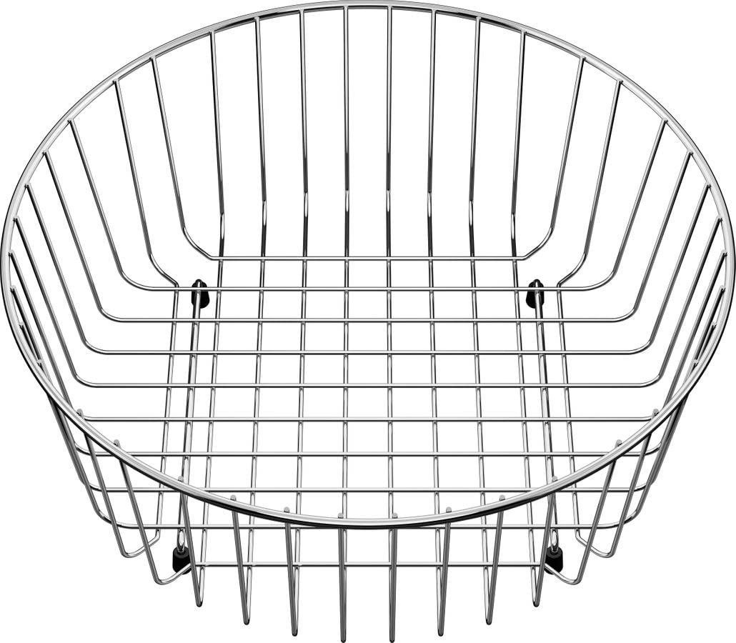 BLANCO Geschirrkorb aus Edelstahl – Ø 362 mm, kompatibel mit Rondo