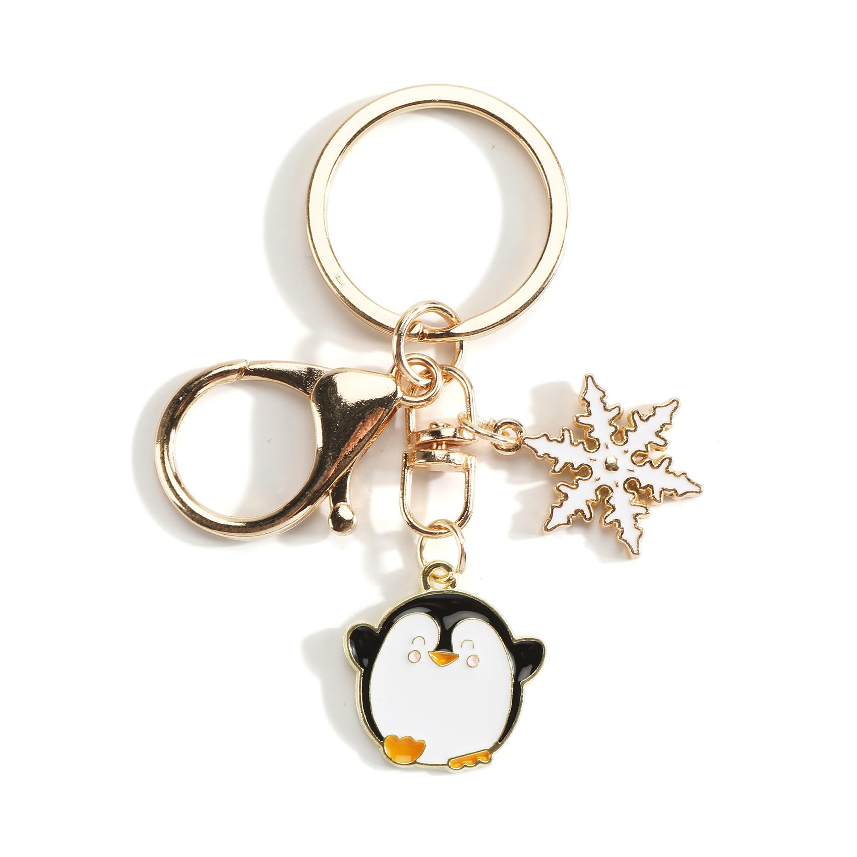 OBEISN Schlüsselanhänger Süßer Pinguin, Modernes Kunstwerk, Modisch Und Kreativ, Ideale Geburtstag Geschenkidee Für Freundin, Schwester Oder Kollegin, Kleine Geschenke Für Frauen