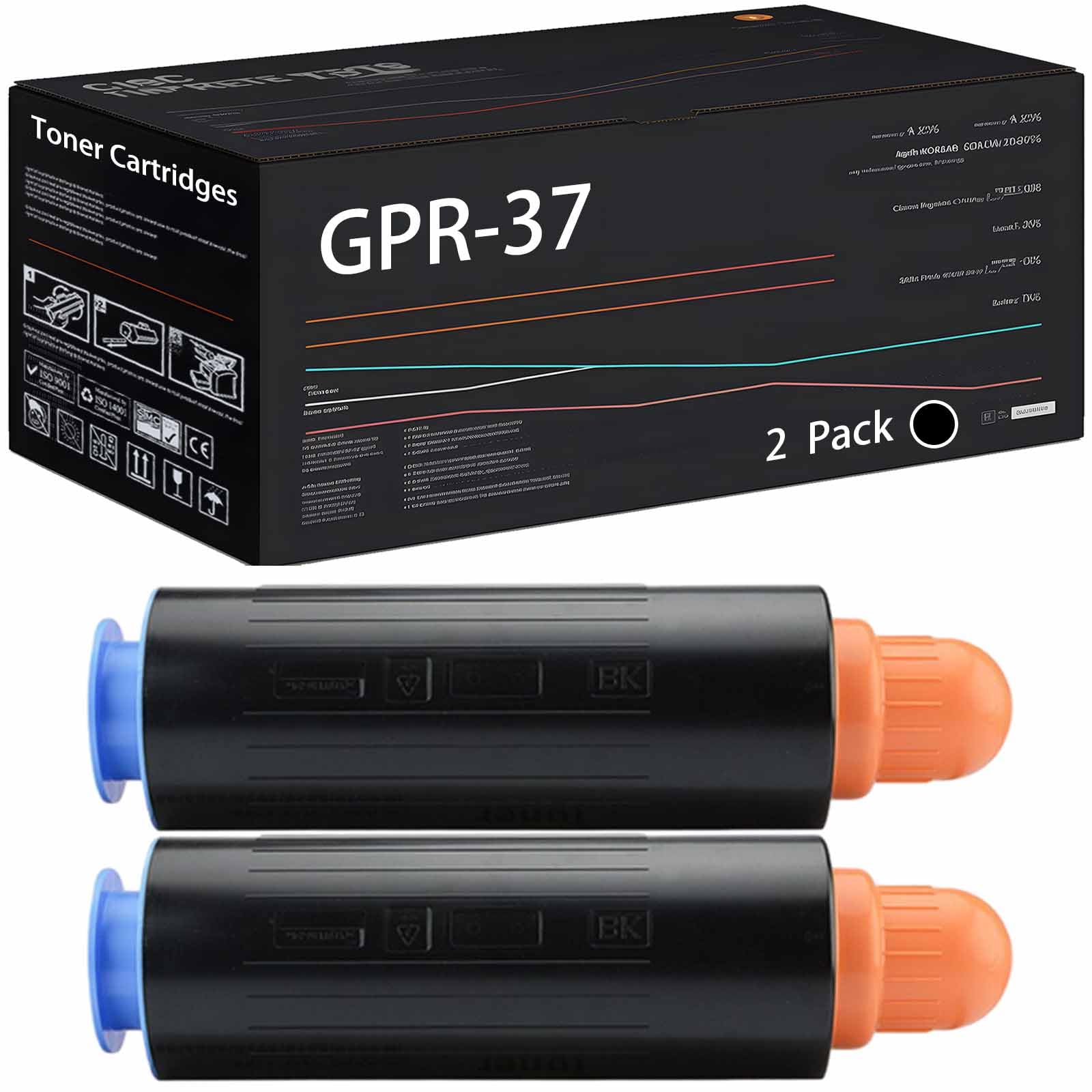 Amazon.com: GPR-37 Toner Cartridges Compatible with Canon