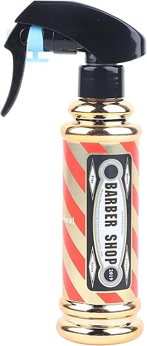Dioche Botella de spray de agua de peluquería, botella de spray de peluquería Salon Barbería Hair Styling Water Spray Kettle 5.1 fl oz (dorado)