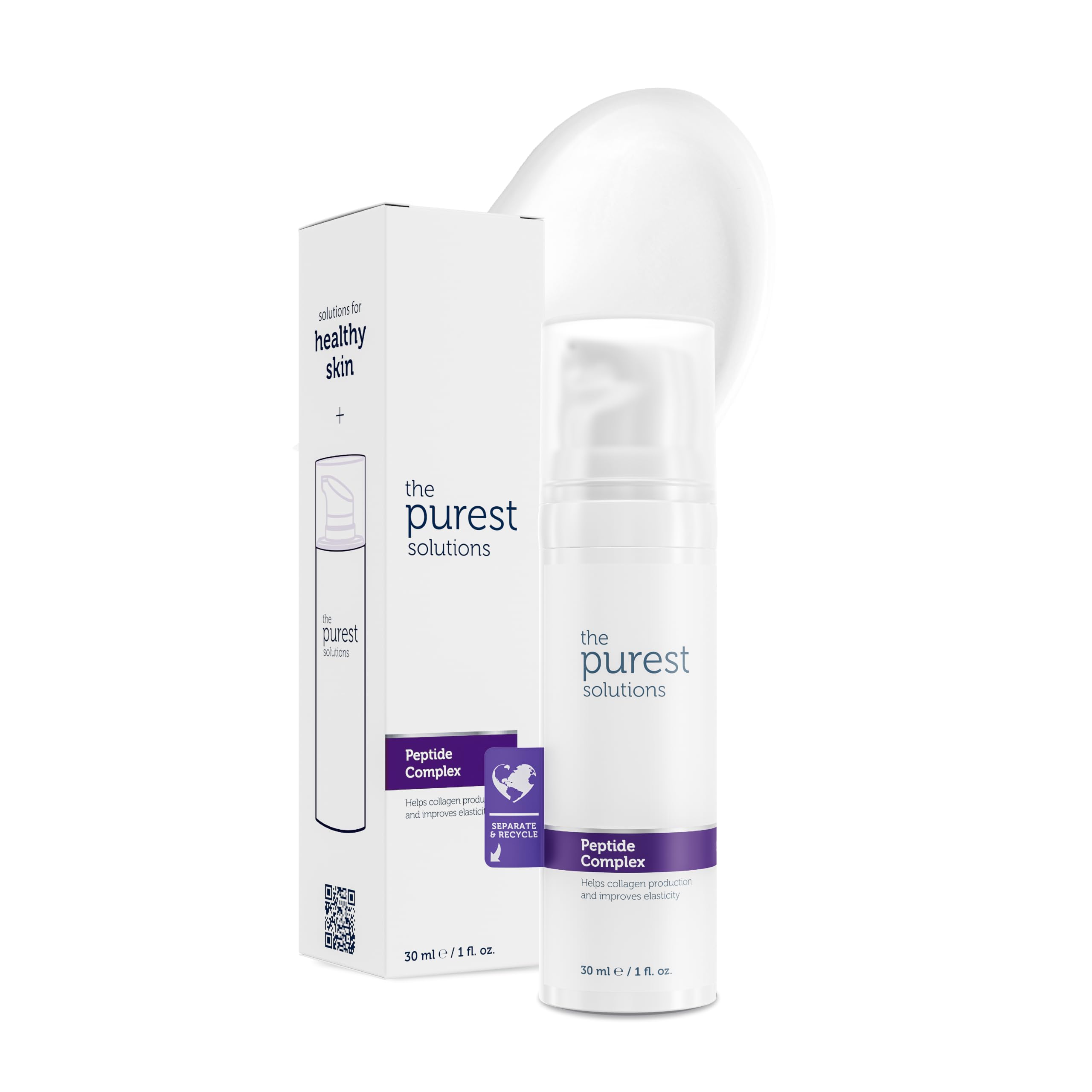 The Purest Solutions, Cilt Yenileyici ve Yaşlanma Karşıtı, Onarıcı Peptit Cilt Bakım Serumu 30 ml (Peptide Complex)