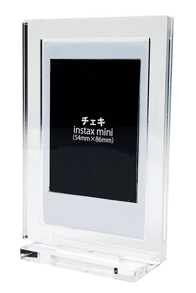 Amazon.co.jp: チェキmini用 アクリルスタンド かわいく飾れる