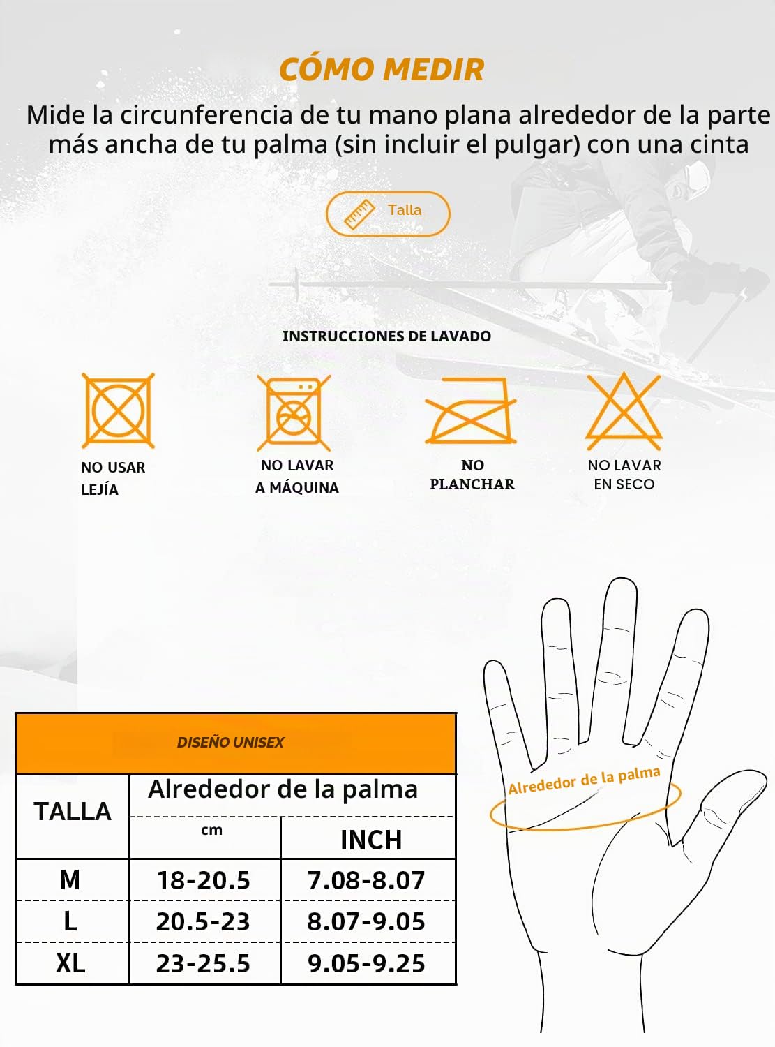 TRENDOUX Guantes Invierno Hombre Mujer - Termicos Hombre Impermeables para Frio, Bicicleta Montaña Nieve Ciclismo MTB, Tactiles Mujer Running Esqui Snowboard, Guantes Moto Invierno Calefactables