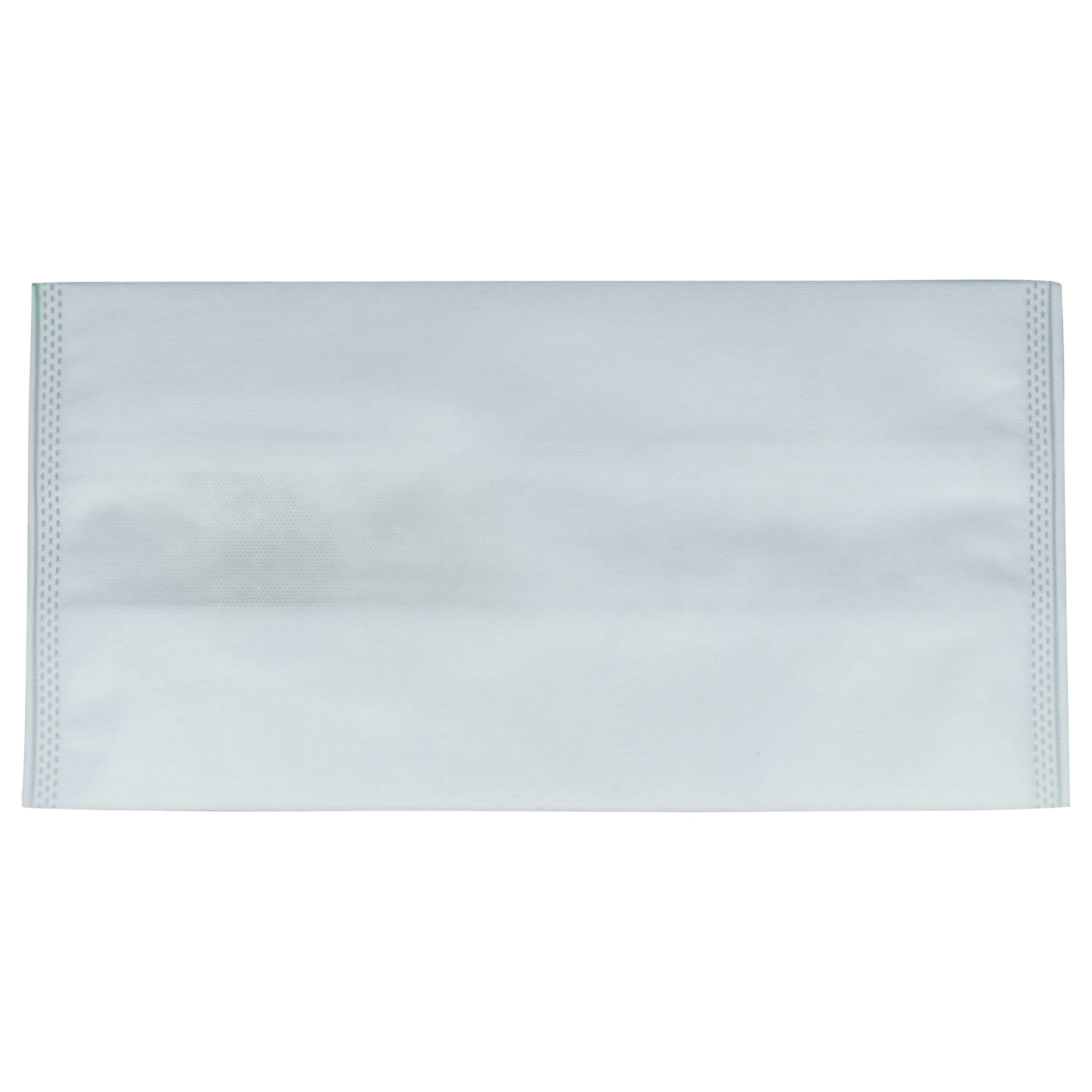 vhbw 20x sacs remplacement pour Kärcher 6.904-333.0, 6.904-335.0, 69043330, 69043350 pour aspirateur - microfibres non tissées, 33,3cm x 17cm, blanc