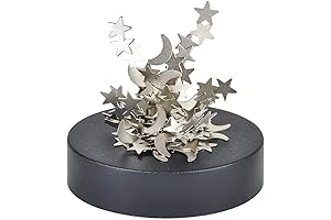 MAGNETIC STAR AND MOON SCULPTURE | Fidget Stress Relief Desk Toy for Adults and Kids
