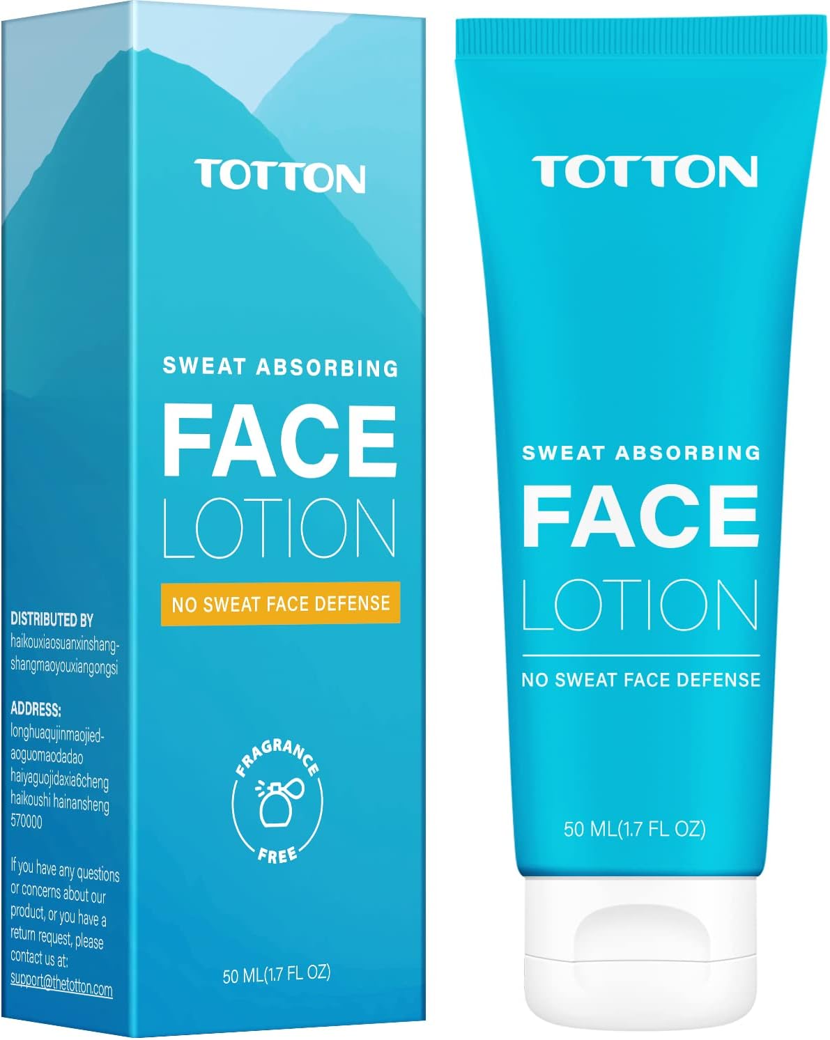 Sweat Absorbing Lotion, Antiperspirant for Face, Forehead, and Scalp, Block Sweat and Oily Skin Control, Anti Sweat for Men & Women - 50mL